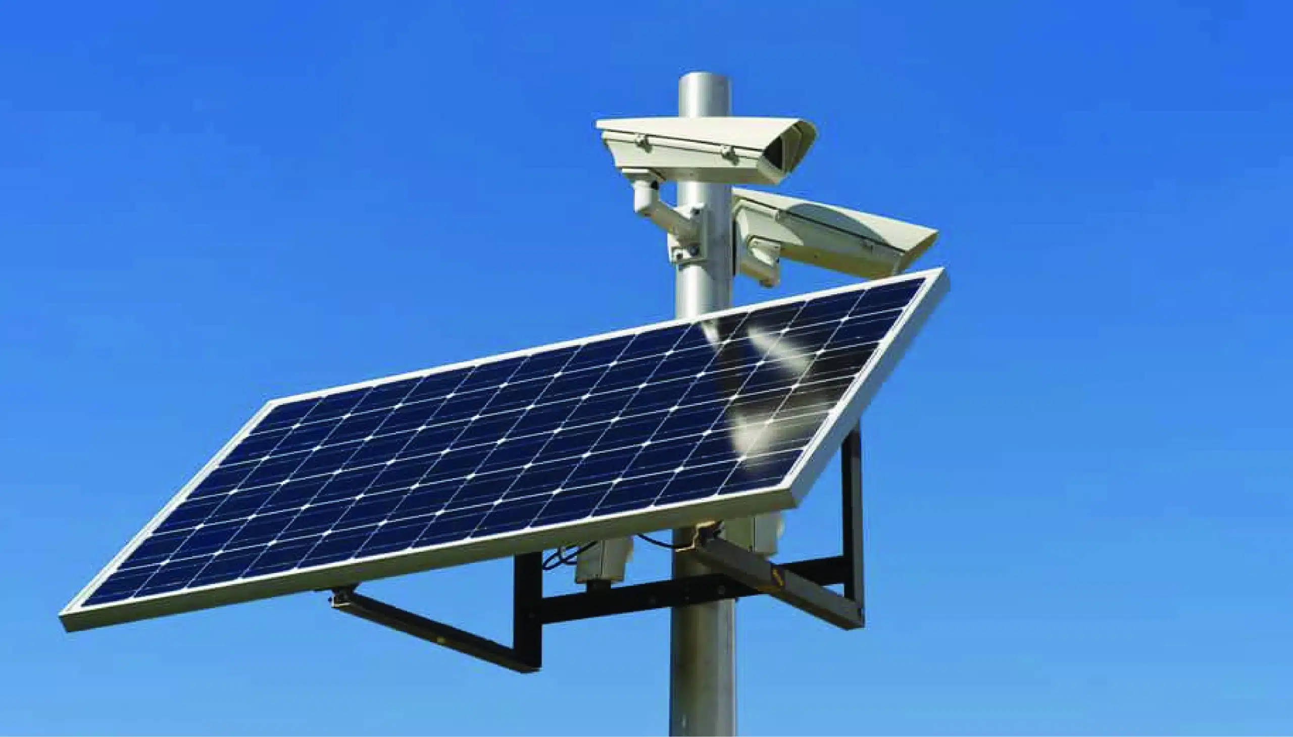 Solar powered video camera