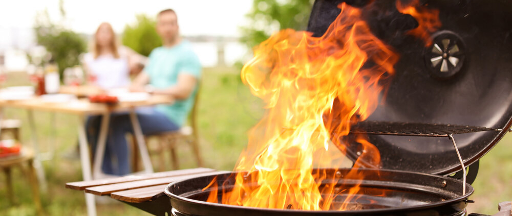 Barbecue fire best sale